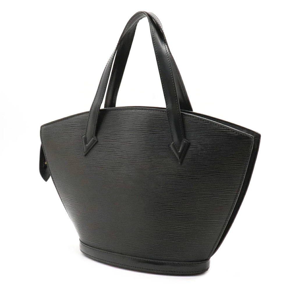 Louis Vuitton Noir Handbag Black Epi Bag Shoulder Saint Leather Jacques